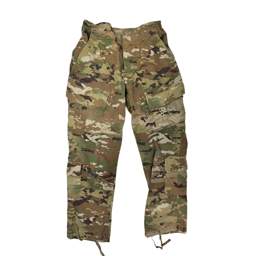US Army Combat Uniform OCP Multicam Cargo Pants Female Ripstop ACU Trousers